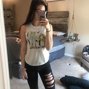 MTV lemon workout top